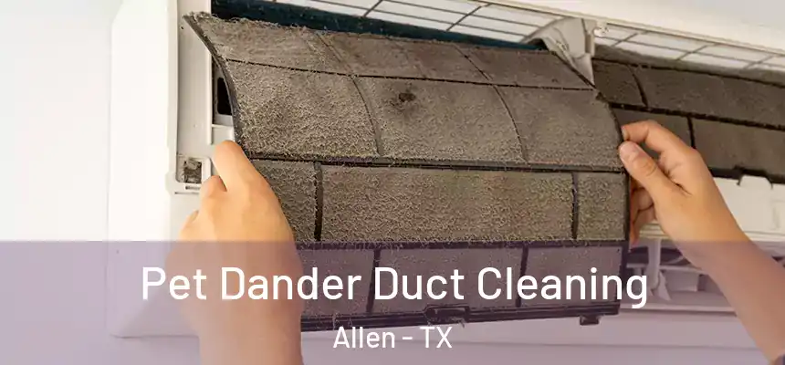 Pet Dander Duct Cleaning Allen - TX